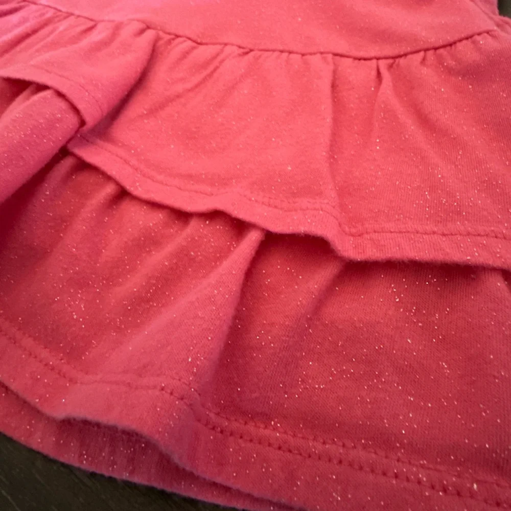 Justice Girls 6 Pink Sparkle Skort